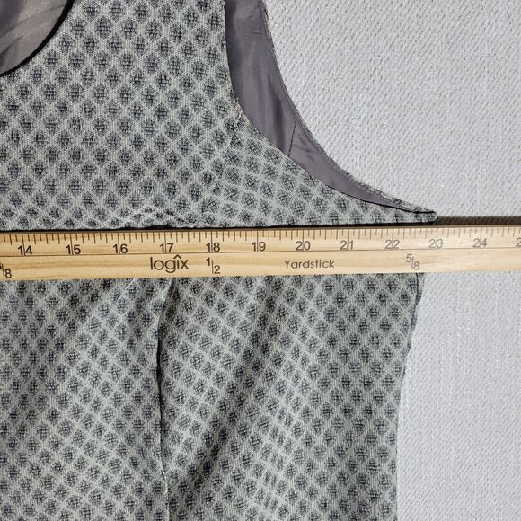 VTG Giorgio Sant Angelo Dress Sleevless Lined 18W Grey - Picture 12 of 16